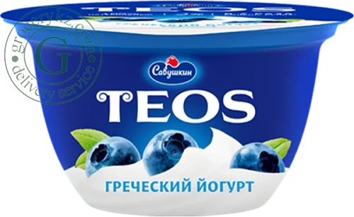 TEOS greek yogurt, blueberry, 2%, 140 g picture 2