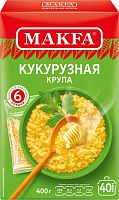 Makfa corn grits in bags, 6 bags, 400 g