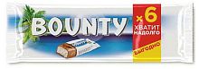 Bounty Multipack (6 in 1) chocolate bars, 165 g