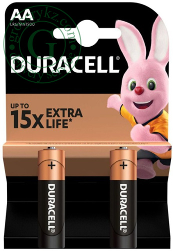 Duracell Extra Life AA batteries, 2 pc Duracell Extra Life AA batteries, 2 pc