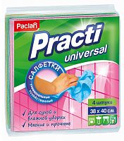 Paclan Practi universal cloths (38 × 40 cm), 4 pc