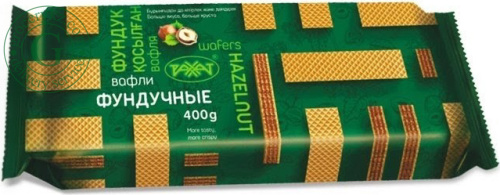 Rakhat wafers, hazelnut, 400 g Rakhat wafers, hazelnut, 400 g
