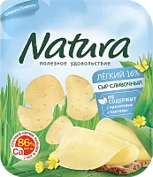 Natura cream light cheese, sliced, 150 g