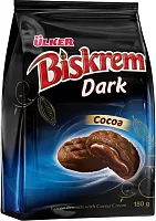 Biskrem cocoa cookies, dark, 180 g
