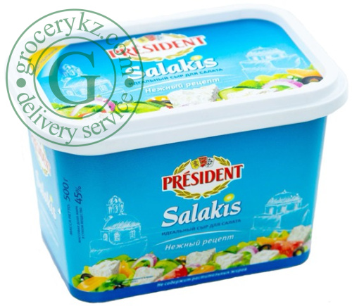 President Salakis brined cheese, 500 g President Salakis brined cheese, 500 g