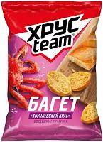 Hrusteam croutons, baguette, king crab, 60 g