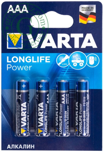 Varta Longlife Power AAA batteries, 4 pc picture 2 Varta Longlife Power AAA batteries, 4 pc picture 2