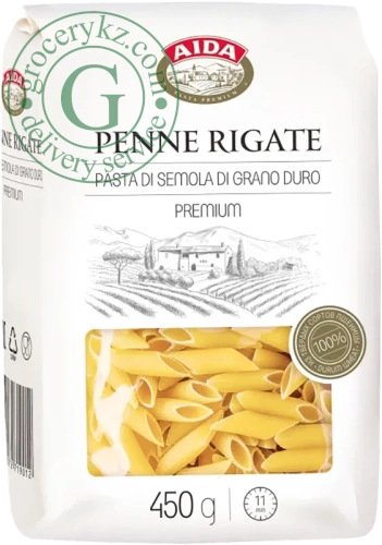 Aida Penne Rigate pasta, 450 g