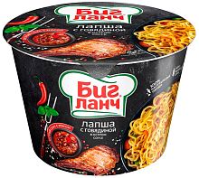Big Lunch beef noodles in hot sauce, 90 g