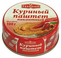 Podravka chicken pate, hot, 100 g