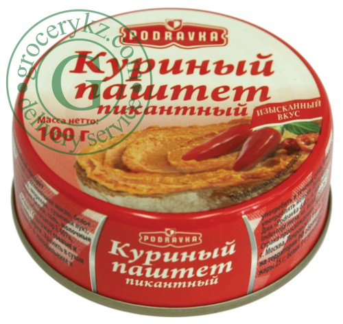 Podravka chicken pate, hot, 100 g Podravka chicken pate, hot, 100 g