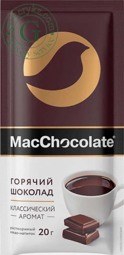 MacChocolate hot chocolate, 20 g