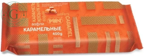 Rakhat wafers, caramel, 400 g Rakhat wafers, caramel, 400 g