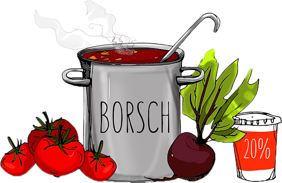 How to cook classical borsch