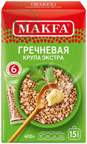 Makfa buckwheat in bags, 6 bags, 400 g Makfa buckwheat in bags, 6 bags, 400 g
