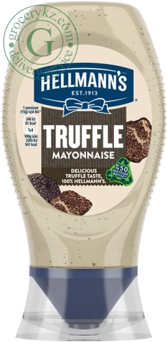 Hellmann's mayonnaise, truffle, 250 ml