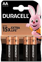 Duracell Extra Life AA batteries, 4 pc