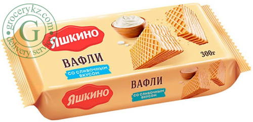 Yashkino wafers, cream, 300 g Yashkino wafers, cream, 300 g