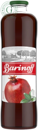Barinoff pomegranate juice, 1 l Barinoff pomegranate juice, 1 l