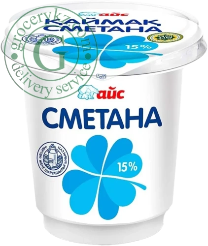 Ice sour cream, 15%, 400 g