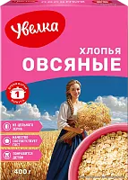 Uvelka oat flakes, instant, 400 g