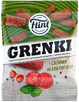 Flint croutons, rye, Neapolitan salami, 100 g