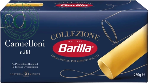 Barilla Cannelloni 88 pasta, 250 g