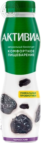 Activia yogurt, drinking, prunes, 260 g Activia yogurt, drinking, prunes, 260 g