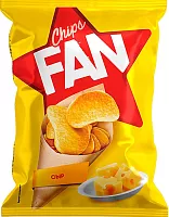 Fan potato chips, cheese, 120 g