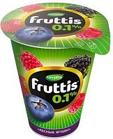 Fruttis yogurt, 0.1%, forest berries, 310 g