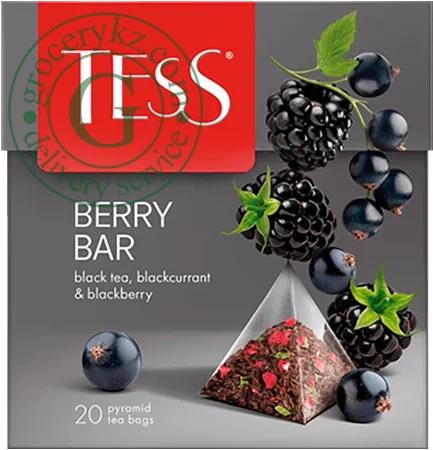 Tess Berry Bar black tea, 20 pyramids Tess Berry Bar black tea, 20 pyramids