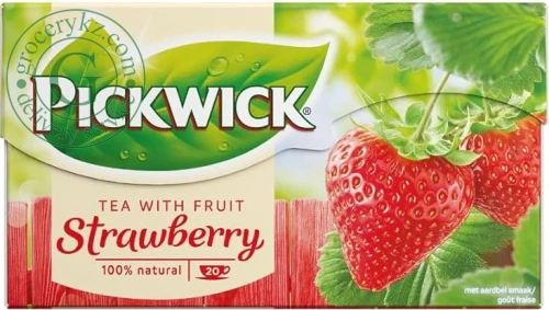 Pickwick black tea, strawberry, 20 bags Pickwick black tea, strawberry, 20 bags