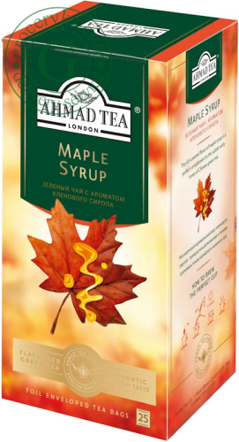 Ahmad Maple Syrup green tea, 25 bags Ahmad Maple Syrup green tea, 25 bags