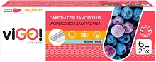Vigo freezer bags, 6L, 25 bags