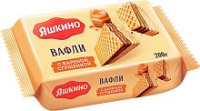 Yashkino wafers, boiled condensed milk, 200 g