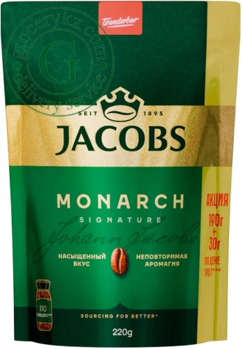 Jacobs Monarch instant coffee, 220 g Jacobs Monarch instant coffee, 220 g
