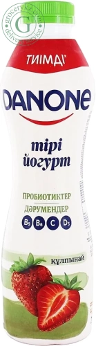 Danone drinking yogurt, strawberry, 670 g