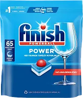 Finish Powerball Power All in 1 dishwasher tablets, 65 tablets