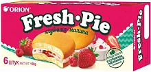 Orion Fresh Pie (6 in 1), strawberry and raspberry, 150 g