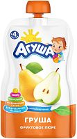 Agusha baby puree, pear, 90 g