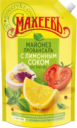 Maheev mayonnaise with lemon juice, 380 g