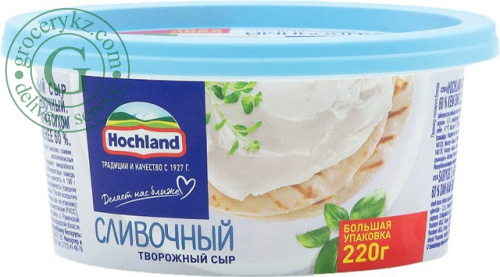 Hochland cream cheese, 220 g Hochland cream cheese, 220 g