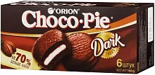 Orion Choco Pie (6 in 1), dark, 180 g