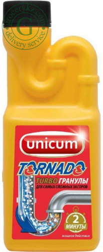 Tornado Turbo drain cleaner, granules, 600 g picture 2