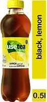 Fuse-Tea black ice tea, lemon, 0.5 l