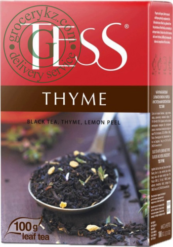 Tess Thyme black loose tea, 100 g Tess Thyme black loose tea, 100 g