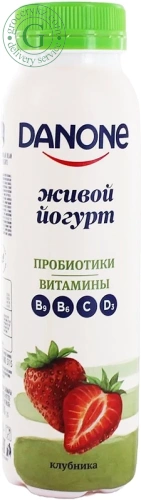Danone drinking yogurt, strawberry, 270 g Danone drinking yogurt, strawberry, 270 g