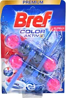 Bref Color Aktiv refresh box for toilet bowl, floral, 100 g