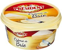 President Creme De Brie spreadable cheese, 125 g