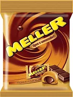 Meller iris candies with chocolate, 100 g